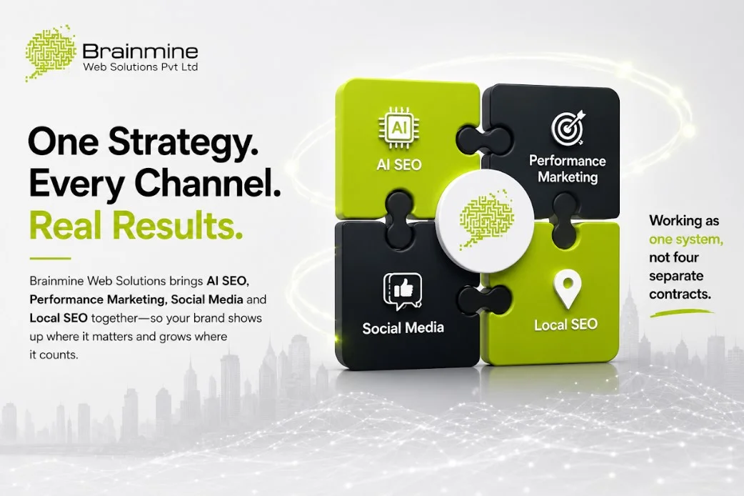 Brainmine Web Solutions Brings AI SEO, Performance Marketing, Social Media and Local SEO Together Under One Roof